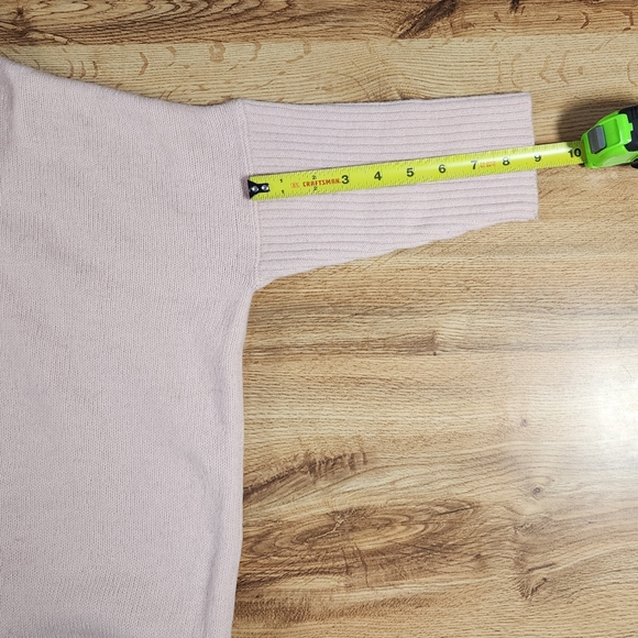 Sundance Size M Lagenlook Knit Pullover Sweater Wool Blend Light Pink - Picture 7 of 10